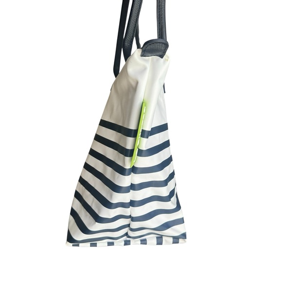Longchamp Le Pliage Mariniere Striped Tote Shoulder Bag - Picture 8 of 17